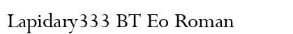Lapidary333 BT Eo Roman preview