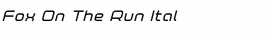 Download Fox on the Run Italic Font