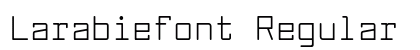 Larabiefont Regular preview