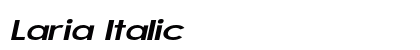 Laria Italic Preview