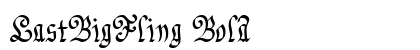 LastBigFling Bold preview