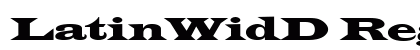 LatinWidD Regular preview