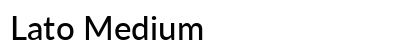 Lato Medium Preview