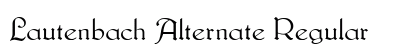 Lautenbach Alternate Regular preview