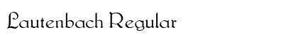 Lautenbach Regular preview