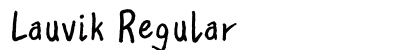 Lauvik Regular preview