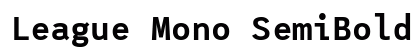 League Mono SemiBold Preview