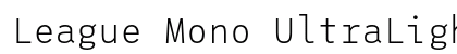 League Mono UltraLight Preview