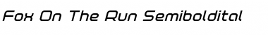 Download Fox on the Run Semi-Bold Italic Font