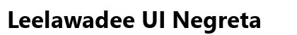 Leelawadee UI Negreta preview