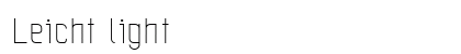 Leicht light preview