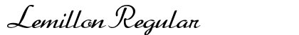 Lemillon Regular Preview