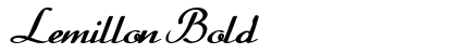 Lemillon Bold Preview