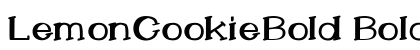 LemonCookieBold Bold preview