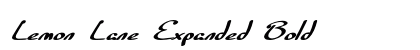 Lemon Lane Expanded Bold preview