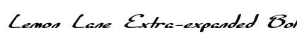 Lemon Lane Extra-expanded Bold Preview