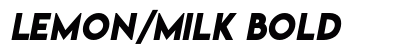 Lemon/Milk Bold Preview