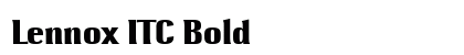 Lennox ITC Bold preview