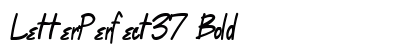 LetterPerfect37 Bold preview