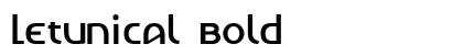Letunical Bold preview