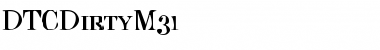 DTCDirtyM31 Font