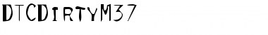 DTCDirtyM37 Font