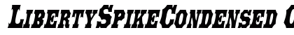 LibertySpikeCondensed Oblique preview