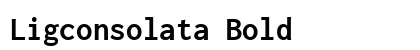 Ligconsolata Bold preview