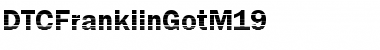 DTCFranklinGotM19 Regular Font