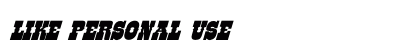 LIKE PERSONAL USE preview