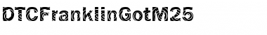 DTCFranklinGotM25 Regular Font