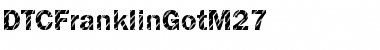 DTCFranklinGotM27 Font