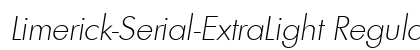 Limerick-Serial-ExtraLight RegularItalic preview
