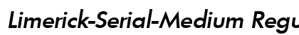 Limerick-Serial-Medium RegularItalic preview