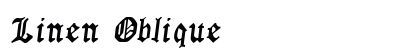 Linen Oblique preview