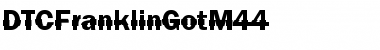 DTCFranklinGotM44 Font