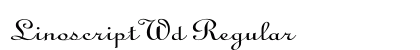 Linoscript Wd Regular preview