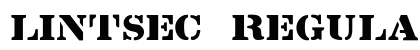 Lintsec Regular Preview