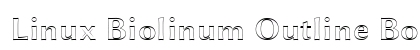 Linux Biolinum Outline Bold preview