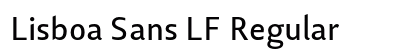 Lisboa Sans LF Regular Preview
