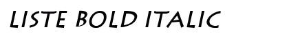 Liste Bold Italic Preview