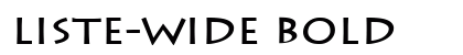 Liste-Wide Bold preview