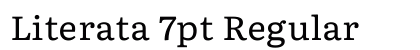 Literata 7pt Regular Preview