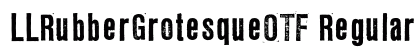 LLRubberGrotesqueOTF Regular preview