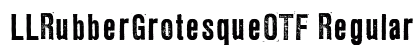 LLRubberGrotesqueOTF Regular preview