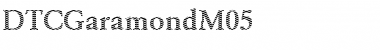 DTCGaramondM05 Font