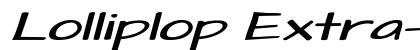 Lolliplop Extra-expanded Italic preview