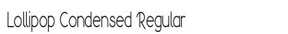 Lollipop Condensed Regular Preview