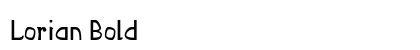 Lorian Bold Preview