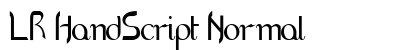 LR HandScript Normal preview